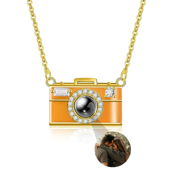 Instante Eterno – Collar Cámara con Foto